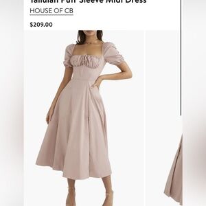 House of CB Tallulah Dress Blush